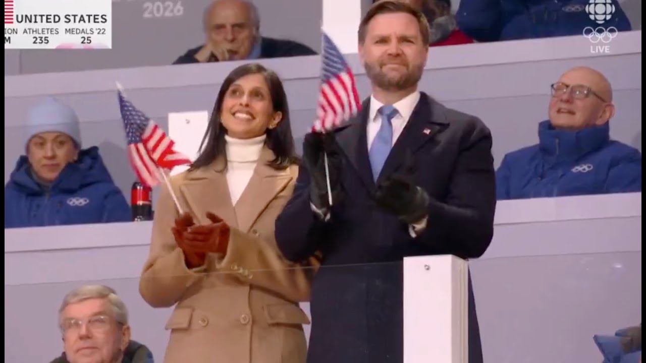 JD Vance MERCILESSLY BOOED at Olympic opening ceremony JD Vance MERCILESSLY BOOED at Olympic opening ceremony
