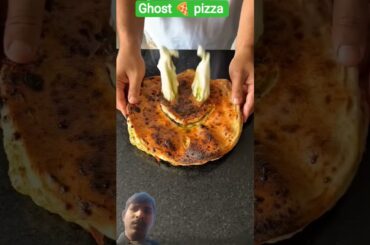 Try make ghost 🍕 pizza at home #trending #cooking #pizzalover #cheesepizza #cheesypizza #whitepizza