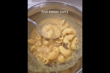 Experimental cooking gone RIGHT 😍 Besan Curry Pasta!