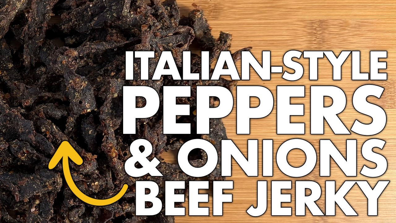 Italian Peppers & Onions Beef Jerky (Easy Homemade Jerky Recipe) Italian Peppers & Onions Beef Jerky (Easy Homemade Jerky Recipe)