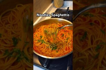Noodles spaghettis♥️#noodles#spaghetti#noodlesrecipe#foodrecipes#recipes#good#spicynoodles#cooking