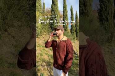 How to spend a daytrip to Tuscany from Florence, Italy 🇮🇹 #tuscany #florence #pisa #sangimignano
