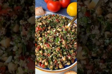 Quinoa Tabbouleh with Chickpeas