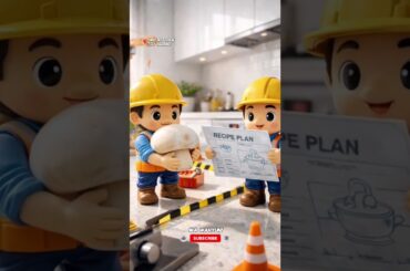 Tiny Workers Boiling Spaghetti #tinykitchen #tinyworkers #italy  #cooking #food #excavator #shorts