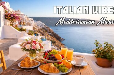 The Best 🇮🇹 Italian Music🎶 Italian Vibes 🎶 1+ Hour Scenic Amalfi Coast & Lake Como Relaxation 4K