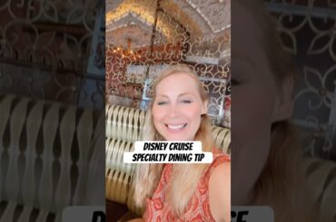 Disney Cruise specialty dining tip! PALO is an Italian cuisine, adults only restaurant.