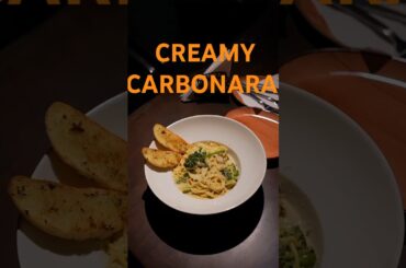 CREAMY CARBONARA PASTA #food #chefselection #pasta #cuisine #foodie #continentalfood #pastalover