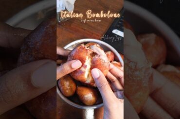 Italian Bomboloni recipe|Soft creambuns|Fried and creamy🎀|AlchemyTips #bomboloni #creambun #homemade