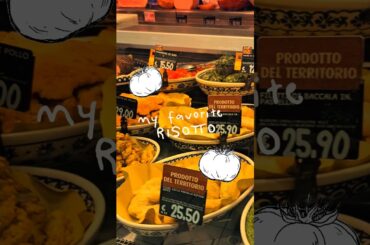 cooking my favorite veggie mix risotto in Italy!