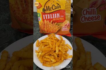 McCain Italian ZigZag Fries🍟 #shorts #viral #trending #viralvideo #shortvideo #snacks #youtubeshorts
