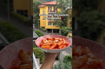 Easiest italian pasta recipe ♥️ #shorts #shortsfeed #italy