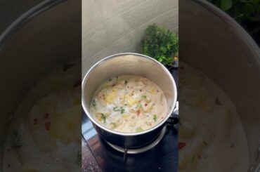 No cream white sauce pasta🤤#food #recipe #shorts #shortsviral