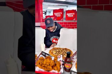 When your happy eating happyspizza 27845 Orchard Lake RdFarmington Hills, MI 48334 #foodie #shorts