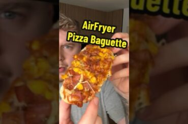 AirFryer Pizza Baguettes selber machen!🍕🥖#pizza #airfryer #food #rezept