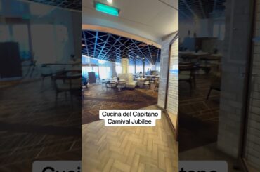 Cucina Del Capitano aboard the Carnival Jubilee for lunch today! #cruise #foodie #italian #carnival
