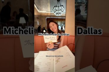 Michelin 1 star in Dallas ⭐️ #foodie #michelin #dallas #mamani