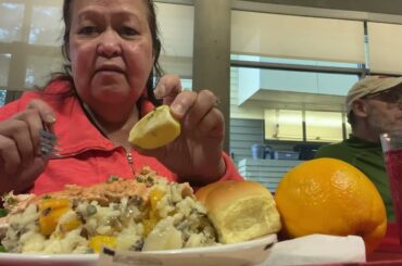 Our lunch today bake salmon, green beans, Risotto rice, Italian food in Van.Canada January 2,2026