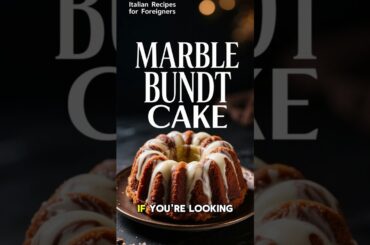 Easy Marble Bundt Cake 🍰 (Better than Starbucks!) #baking #recipe #cake #marblecake  #shorts