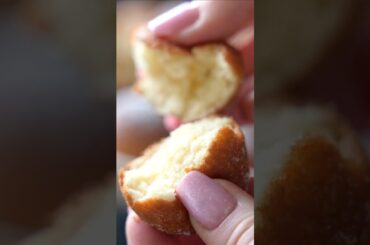 No Yeast!☁️Fluffy GF Ricotta Zeppole #shorts #zeppole #glutenfree #ricottadoughnuts #italianrecipes