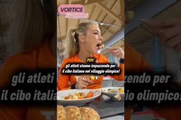 Il cibo italiano alle Olimpiadi? Gli atleti ne vanno matti! 😍🍝🇮🇹 #olympics #milanocortina