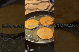 Try this unique Eggplant Parmesan recipe! #shorts #eggplantparmesan #comfortfood #italianrecipes