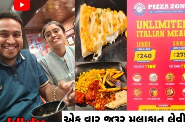 Unlimited Italian Meal / Korean pizza / Puff Pizza In Unlimited ₹180 / travelling Vlogs / family ￼
