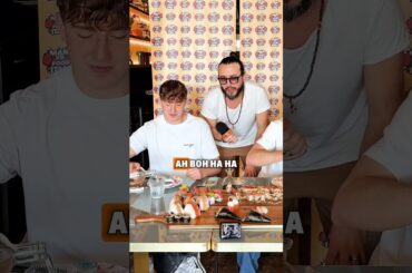 Marco e Giovanni - Man VS Food Italy - #AmabileSushiChallenge 🍤🍣 (Highlights)