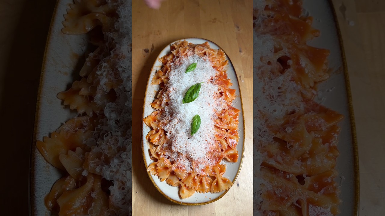 J’ai fait des Farfalle à la Sauce Tomate comme en Italie 😎 J’ai fait des Farfalle à la Sauce Tomate comme en Italie 😎