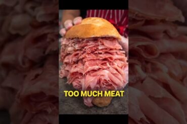 This Italian Sandwich Is Pure Meat Madness #shorts #italianfood #sandwich #streetfood
