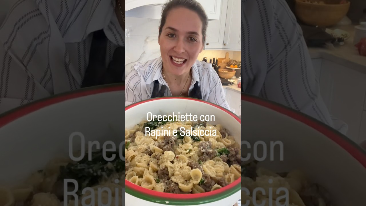 Mom’s Hungry Kitchen Orecchiette con Rapini e Salsiccia recipe Mom’s Hungry Kitchen Orecchiette con Rapini e Salsiccia recipe