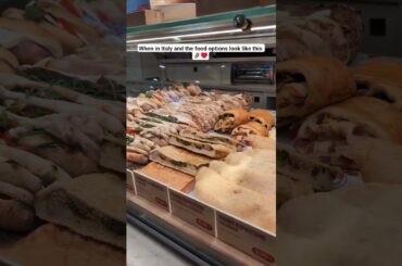 Italy food options 🤌🏽♥️ #food #italytravel #milan