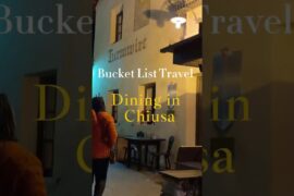 Bucket List Travel - Dining in Chiusa #bucketlist #goodfood #italy