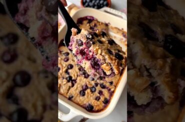 Blueberry Baked Oatmeal