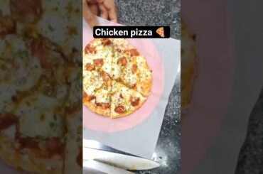 chicken pizza recipe #food #fastfood #cooking