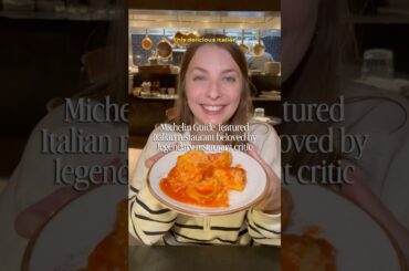 Beloved Italian restaurant on the Michelin guide