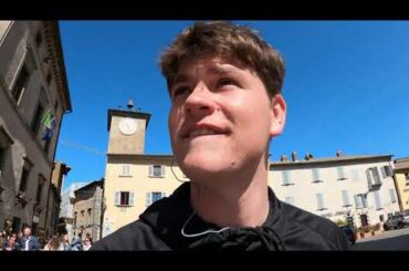 Eating Lunch in Orvieto Italy