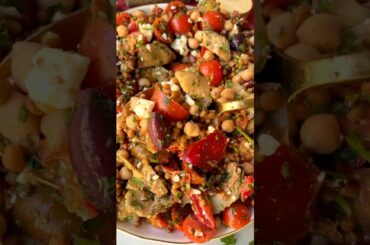 Make Ahead Antipasto Bean Salad