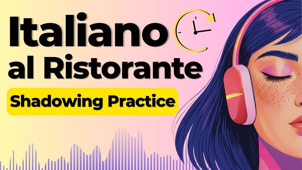 Speak Italian AT THE RESTAURANT 🇮🇹 | Shadowing Italian Speaking Practice Speak Italian AT THE RESTAURANT 🇮🇹 | Shadowing Italian Speaking Practice