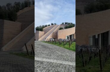Petra Winery External Views of the Architecturally Striking Tuscan Winery #wineryvisit #winerytour