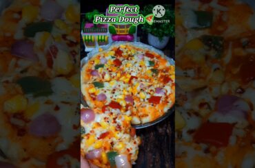 पहली बार में ही परफेक्ट पिज़्ज़ा | Pizza Dough recipe  | Pizza Recipe | #shorts #viral #trending