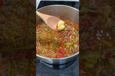 PASTA VERZA e SALSICCIA🍝✨ #Short