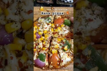 Weight Loss waala Pizza? Rava Pizza Recipe! 💪#pizza #ravapizza#viral #newrecipe