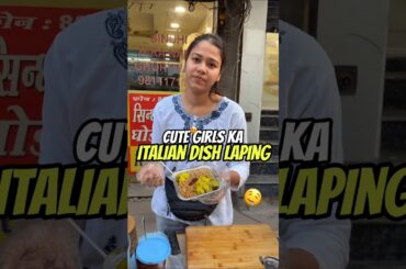 Cute girls italian food laping 😍🤤 #food #laping #shorts