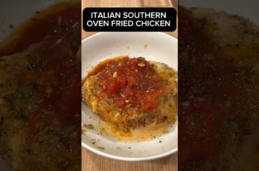 Italian Oven Fried Chicken | Easy Crispy Parmesan Recipe