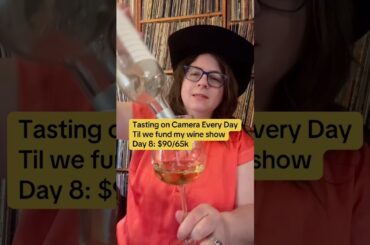 Day 8. Calabrian Rosato. 🇮🇹 Tasting on camera every day til we fund my wine travel show. $90/65k