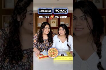 Rs. 100 vs. Rs. 1000 ka Pizza! Cheap vs. Expensive Food Challenge with Thakur Sisters!