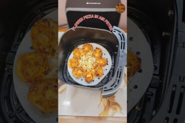 FLOWER PIZZA IN AIR FRYER 😍 #viralshorts