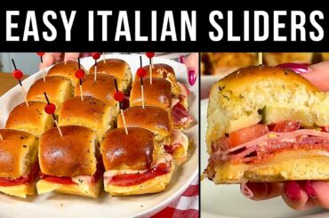 Pull-Apart Italian Sub Sliders (Easy Party Sandwiches)