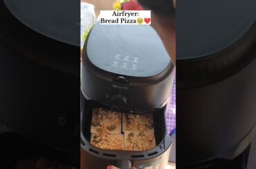 5 Minute Air Fryer Bread Pizza Recipe 🍕❤️|Air Fryer Series episode- 2 | #airfryer #philipsairfryer
