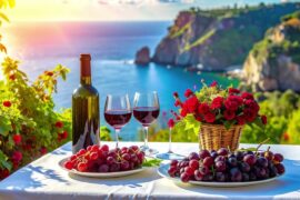 4K Italy Wine Ambience 🍷 | Relaxing Jazz Piano Study Music